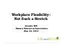 Flex is not a stretch presentation