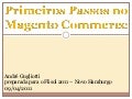 Primeiros Passos no Magento Commerce