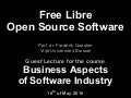 FLOSS - Business Aspects of Software Industry