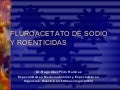 Fluoracetato de sodio y rodenticidas