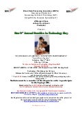 Flyer: 9th Annual Families in Technology Day (New Jersey)