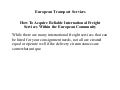 European Transport Services