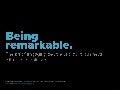 Being Remarkable for Fontys Communicatie