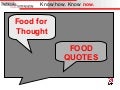 Funny Food Quotes