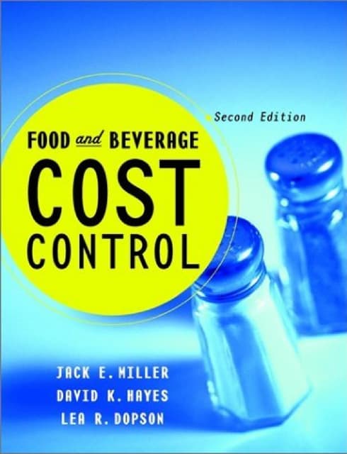 Controlling Food Costs