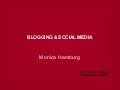 Blogging & Social Media 