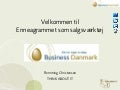 Foredrag om salg for business danmark 2013