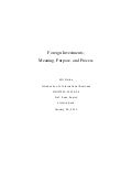 Foreign investments