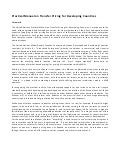 Transfer pricing: practical manual for developing countries - Foreword