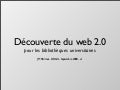 Formation Web 2.0 Pour BU