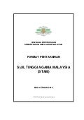 Format pentaksiran s101 110 2013