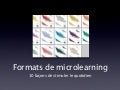 Formats microlearning