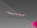 Foro en linea