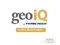 FortiusOne Webinar - Intro To GeoIQ