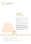 Later Life Forum briefing paper