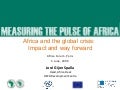 Africa and the global crisis: Impact and way forward