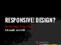 Forum One Responsive Design UXCampDC 2013