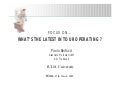 Forum "What's the latest in tour operating?"_ Introduction prof. Bertozzi