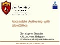 Fosdem 2011 a11y authoring libre office