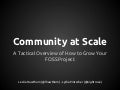 Community at Scale
