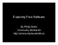Foss Software and Portals