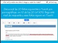 Fotos denunciadas a tuenti