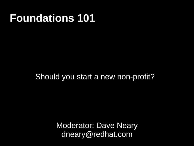 Foundations 101
