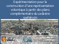 Expérimentations pour la construction d'une représentation volumique à partir des plans complémentaires du cadastre québécois