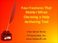 Four Features That Matter When Choosing A Help