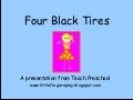 Four Black Tires