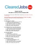 Four Points BWI driving directions for Oct 27 Cleared Job Fair