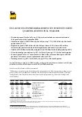 Eni preliminary results for the fourth quarter and  full year 2008