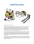 Forklift part Company