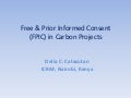 Free and Prior Informed Consent (FPIC) in Carbon Projects