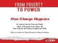 How Change Happens, From Poverty to Power Lecture
