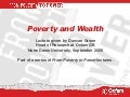 From Poverty to Power: Wealth and Poverty