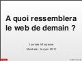 A quoi ressemblera le web de demain