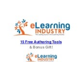 Free authoring tools for eLearning