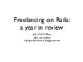 Freelancing and side-projects on Rails