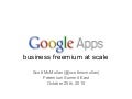 Freemium Summit East Google Apps Presentation