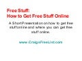 Free stuff