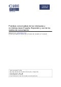 Prácticas comunicativas de los internautas y no-internautas en España. Exposición y uso de los medios de comunicación (2004)