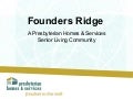 Welcome to Founders Ridge