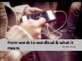 From Words to Wordfeud & What it Means