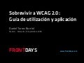 Sobrevivir a WCAG2.0