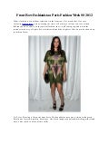 Front Row Fashionistas: Paris Fashion Week SS 2012