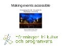 Rikard Fröberg - Events for everybody