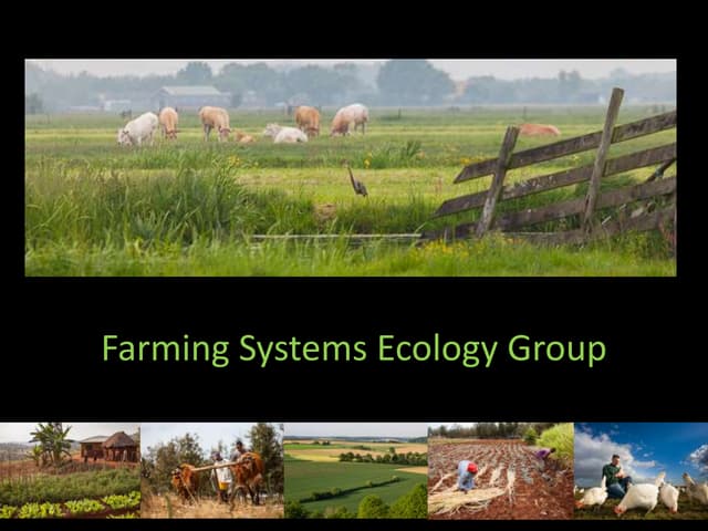 Farming Systems Ecology Group
