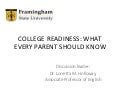 College Readiness