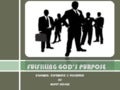 Fulfilling God’s purpose